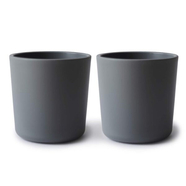 Mushie Dinnerware Cup, Set of 2 (Smoke) in Cyprus