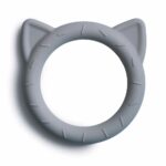 Mushie Cat Teether (Stone) in Cyprus