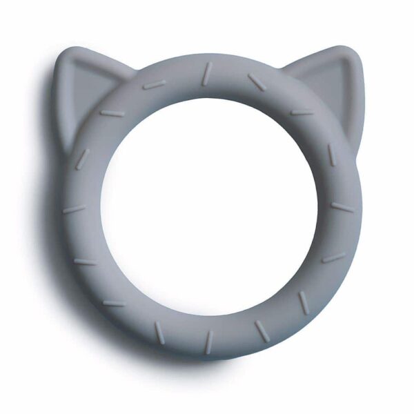 Mushie Cat Teether (Stone) in Cyprus
