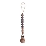 Mushie Pacifier Clip | Cleo (Ash) in Cyprus