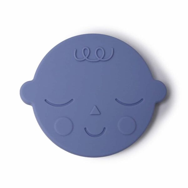 Mushie Face Teether (Blueberry) in Cyprus
