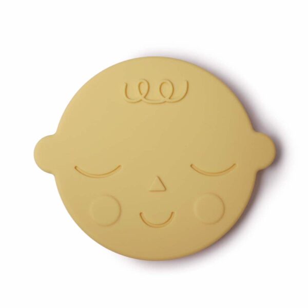 Mushie Face Teether (Banana Cream) in Cyprus