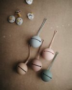 Mushie Silicone Pacifier Holder Case in cyprus