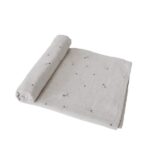 Mushie Muslin Swaddle Blanket Organic Cotton (Falling Stars) in Cyprus