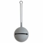 Mushie Silicone Pacifier Holder Case (Stone) in Cyprus