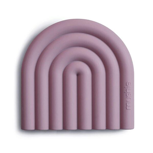 Mushie Rainbow Teether (Mauve) in Cyprus