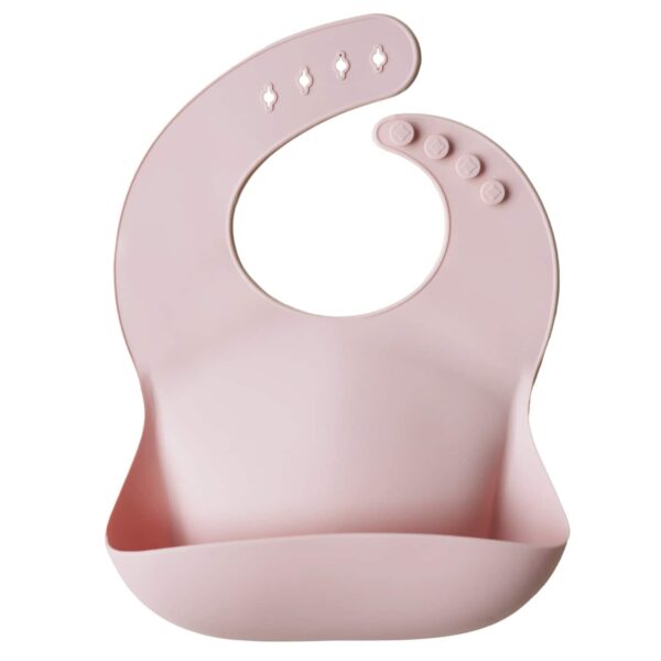 Mushie Silicone Bib (Blush) in Cyprus