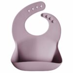 Mushie Silicone Bib (Pale Mauwe) in Cyprus