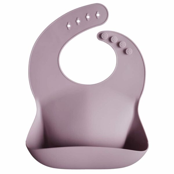 Mushie Silicone Bib (Pale Mauwe) in Cyprus