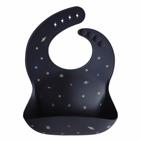 Mushie Silicone Bib (Planets) in Cyprus