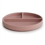 Mushie Silicone Suction Plate (Blush) in Cyprus
