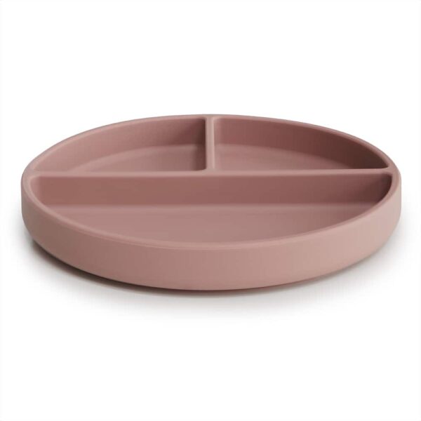 Mushie Silicone Suction Plate (Blush) in Cyprus