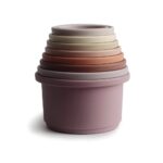 Mushie Stacking Rings Toy (Petal) in Cyprus