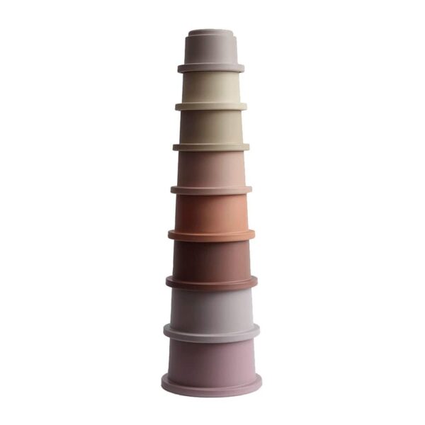 Mushie Stacking Rings Toy (Petal) in Cyprus