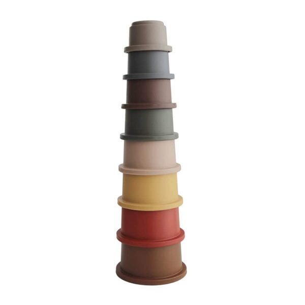 Mushie Stacking Rings Toy (Retro) in Cyprus