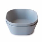 Mushie Square Dinnerware Bowl, Set of 2 (Cloud) in Cyprus