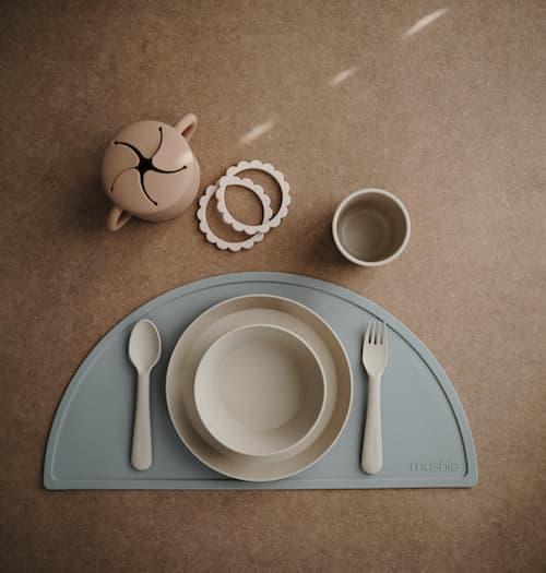 Mushie dinnerware in Cyprus