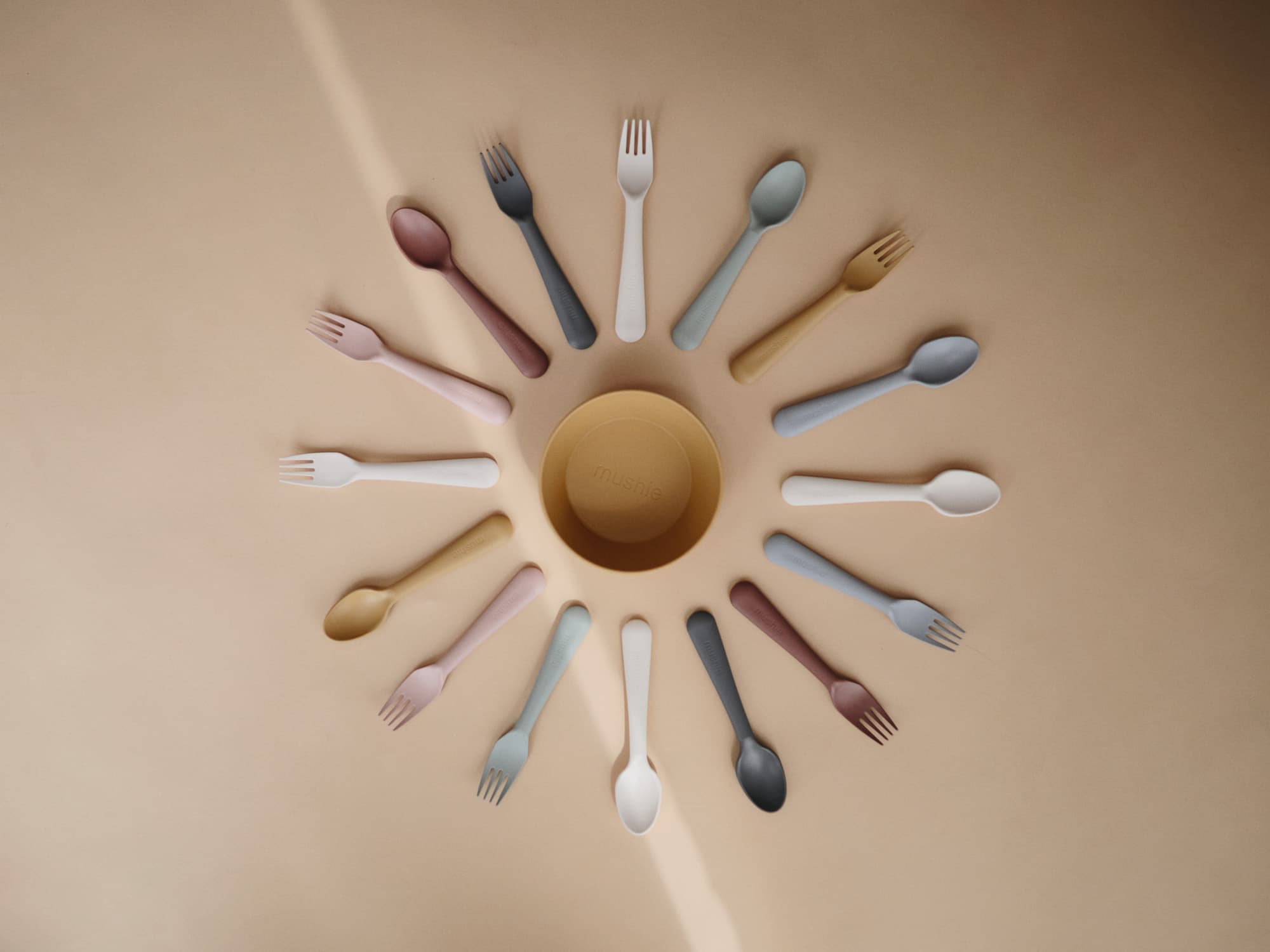 Mushie dinnerware in Cyprus
