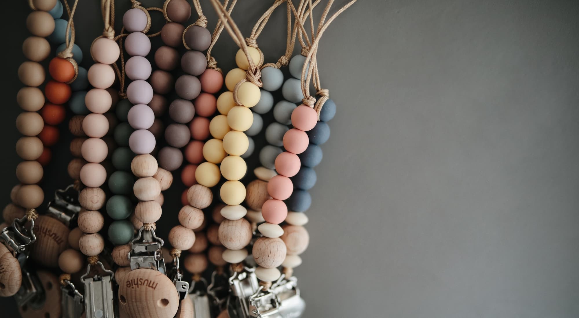 Mushie pacifier clips in Cyprus