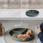 Silicone Suction Plate (Cambridge Blue) - Image 2