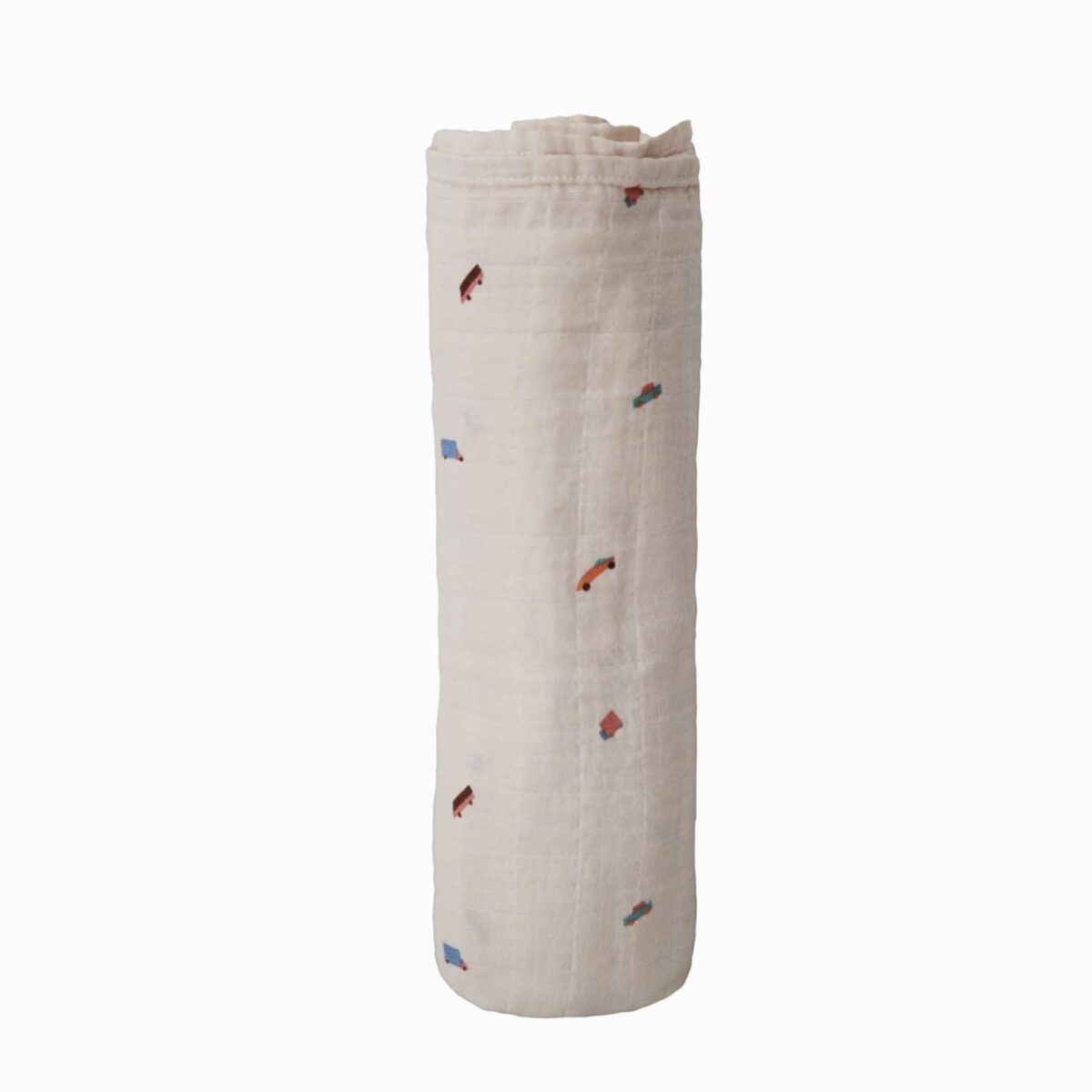 Muslin Swaddle Blanket Organic Cotton (Cars) - Image 2