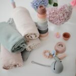 Muslin Swaddle Blanket Organic Cotton (Blush) - Image 6