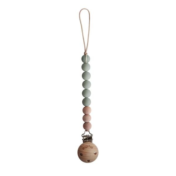 Pacifier Clip Cleo sage