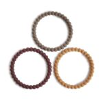 Pearl Teething Bracelet (Berry/Marigold/Khaki)