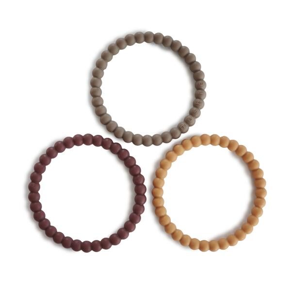 Pearl Teething Bracelet Berry:Marigold:Khaki