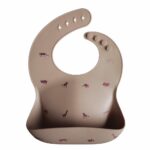 Silicone Bib (Brown Safari)