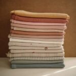 Muslin Swaddle Blanket Organic Cotton (Rose Vanilla) - Image 4