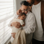 Muslin Swaddle Blanket Organic Cotton (Rainbows) - Image 3