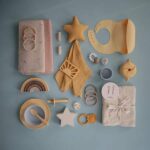 Muslin Swaddle Blanket Organic Cotton (Rose Vanilla) - Image 5