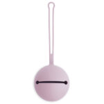 Silicone Pacifier Holder Case (Soft Lilac)