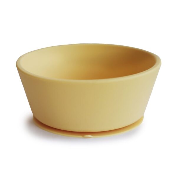 Silicone Suction Bowl Pale Daffodil