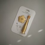 Mushie Flower Training Toothbrush (Pale Daffodil) - Image 2