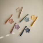 Mushie Flower Training Toothbrush (Blush) - Image 4