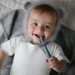Mushie Flower Training Toothbrush (Tradewinds) - Image 2