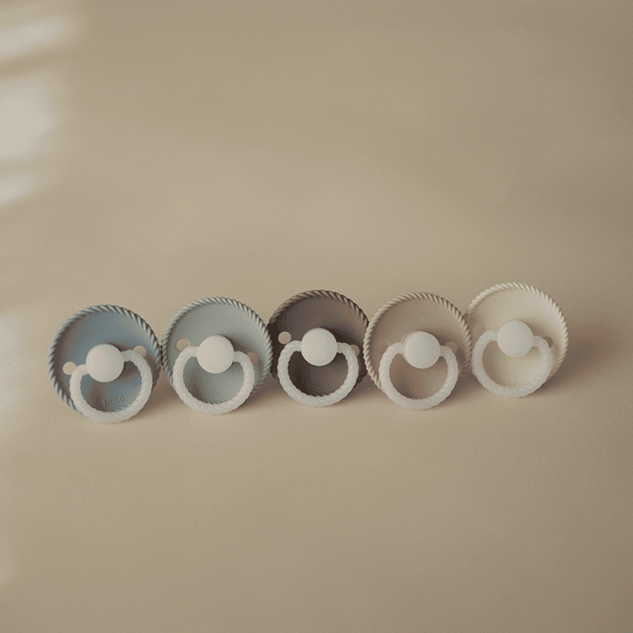 FRIGG Rope+Night+pacifiers silicone