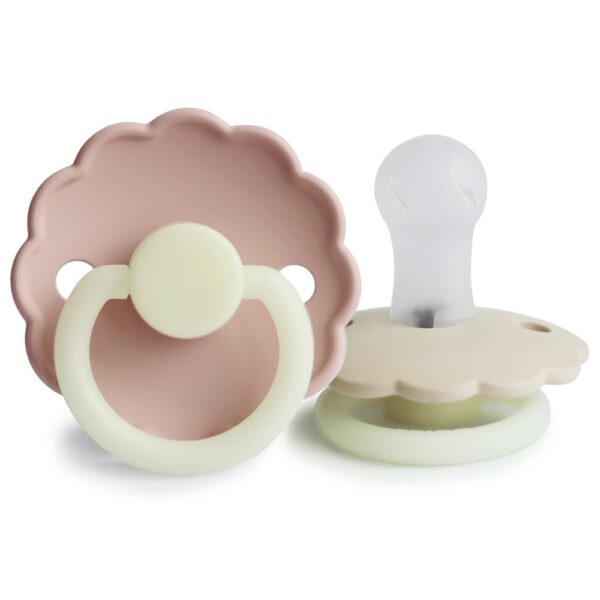 2 pack Blush+Cream Daisy NIGHT silicone 0