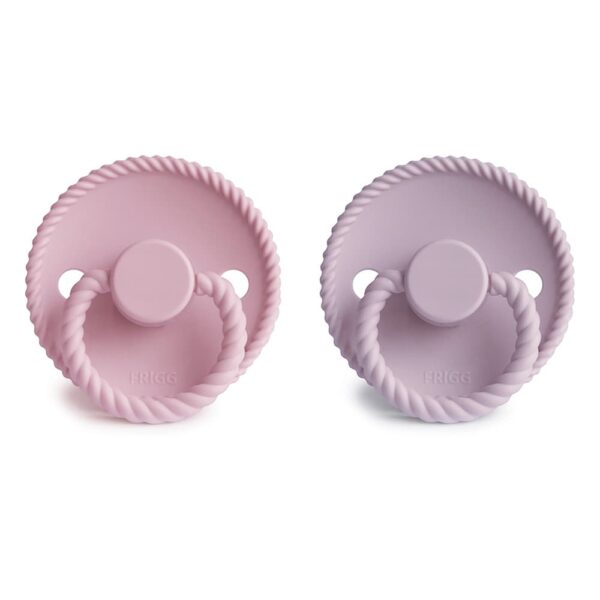 BabyPink SoftLilac FRIGG Rope 2 pack Silicone