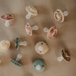 Daisy - Round Silicone 2-Pack Pacifiers - Blush night/Cream night - Image 3