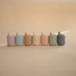 Mushie Silicone Sippy Cup - Cambridge Blue - Image 4
