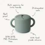 Mushie Snack Cup - Tradewinds - Image 8
