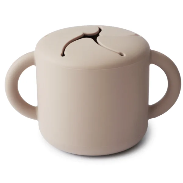 Mushie Silicone Snack Cup Shifting Sand