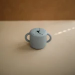 Mushie Snack Cup - Powder Blue - Image 2