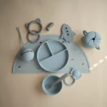 Mushie Snack Cup - Powder Blue - Image 4