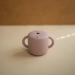 Mushie Snack Cup - Soft Lilac - Image 2