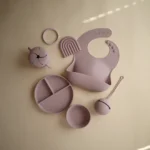 Mushie Snack Cup - Soft Lilac - Image 5