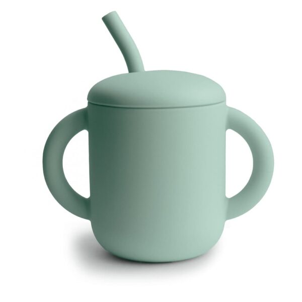 Silicone Training Cup Cambridge Blue
